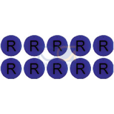 PITgatebox coloured discs for the illuminated pushbuttons blue IECrequ est icon pack of 10