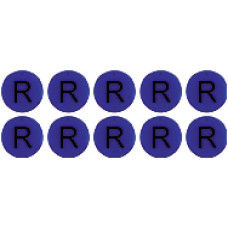 PITgatebox coloured discs for the illuminated pushbuttons blue IECrequ est icon pack of 10