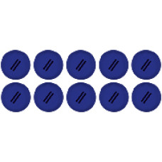 PITgatebox coloured discs for the illuminated pushbuttons blue IECrese t icon pack of 10