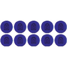 PITgatebox coloured discs for the illuminated pushbuttons blue IEClock ing icon pack of 10