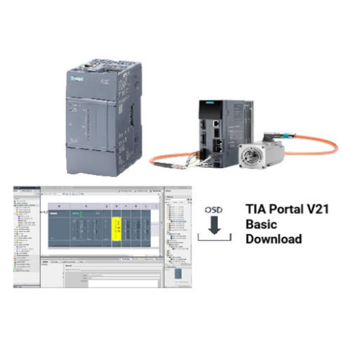 SIMATIC S7-1200 G2 - Advanced Motion Package, inc CPU 1214C DC/DC/DC, SINAMICS S210 & 1FK2 Starter Kit & STEP 7 Basic DL (limited 1 per customer)