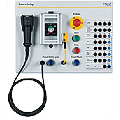 Pilz Education System modular training system operator terminal sensor technology II with PITestop