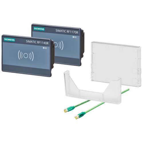 SIMATIC RF1100R starter package 1x SIMATIC RF1140R 1x SIMATIC RF1170R 1x card holder 1x cleanroom case 1x Ethernet cable only 1 package per customer - release by logistics required