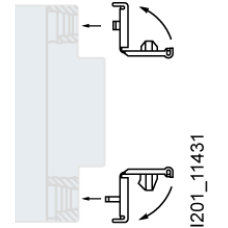 Terminal cover for residual current operated circuit breaker 5SM1 4 MW