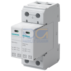 Lightning arrester type 1, 12.5 kA, lightning protection class III and IV, for 3-wire networks (L, N