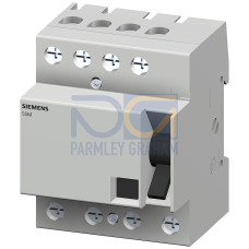 Residual current operated circuit breaker, 4-pole, type B, short-time delayed, In: 80 A, 500 mA, Un