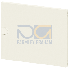 Sheet-steel door for surface-mounting 1-tier