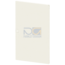 Sheet-steel door for surface-mounting 3-tier