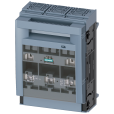 SENTRON, Fuse switch disconnector 3NP1, 3-pole, NH2, 400 A, for Rittal busbar system 60 mm, flat terminal, Cover level 32/70 mm