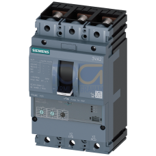circuit breaker 3VA2 IEC Frame 100 breaking capacity class C Icu=110 kA @ 415 V 3-pole, line protection ETU320, LI, In=40 A overload protection Ir=...