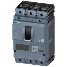 circuit breaker 3VA2 IEC Frame 100 breaking capacity class M Icu=55 kA @ 415 V 3-pole, line protection ETU550, LSI, In=100 A overload protection Ir...