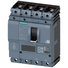circuit breaker 3VA2 IEC Frame 100 breaking capacity class M Icu=55 kA @ 415 V 4-pole, line protection ETU550, LSI, In=100 A overload protection Ir...
