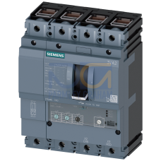 circuit breaker 3VA2 IEC Frame 160 breaking capacity class C Icu=110 kA @ 415 V 4-pole, line protection ETU320, LI, In=63 A overload protection Ir=...