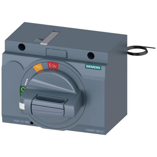 front mounted rotary operator standard IEC IP30/40 24V DC lighting kit accessory for: 3VA2 100/160/2