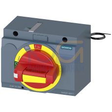front mounted rotary operator emergency-off IEC IP30/40 24V DC lighting kit accessory for: 3VA2 100/160/250