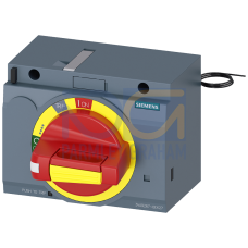 front mounted rotary operator emergency-off with door interlock IEC IP30/40 24V DC lighting kit accessory for: 3VA2 100/160/250