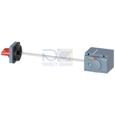 side wall mounted rot. operator emergency-off IEC IP65 24V DC lighting kit accessory for: 3VA2 100/160/250