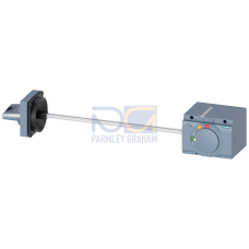 Side wall-mounted rotary operator standard IEC IP65 accessory for: 3VA2 100/160/250