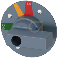 Supplementary handle for door mounted rotary operator standard accessory for: 3VA2 250.