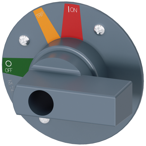 Supplementary handle for door mounted rotary operator standard accessory for: 3VA2 250.