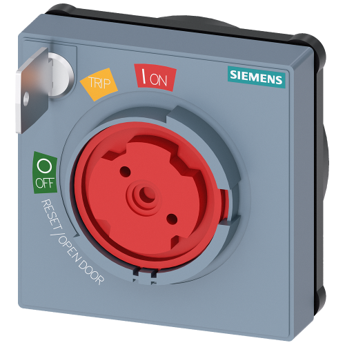 KABA cylinder lock with masking plate, standard, key number 3, accessory