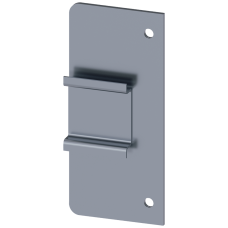 Extended standard mounting rail for N/PE terminal.