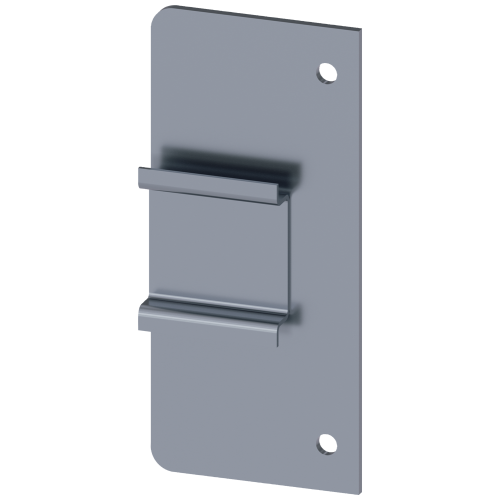 Extended standard mounting rail for N/PE terminal.
