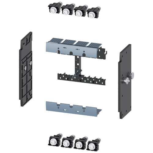Withdrawable unit conversion kit for MCCB, accessory for: circuit breaker, 4-pole