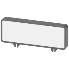 Labeling plate for cover frame, accessory for: All cover frames 3VA9...-0SB.0.