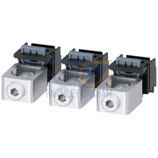 Wire connector, 3 units, accessories for: 3VA1 100/160.