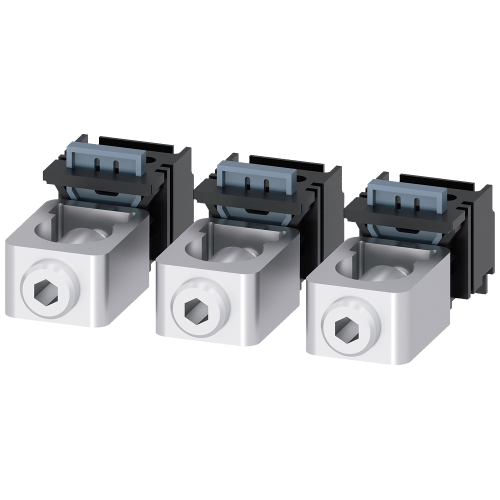 Wire connector, 3 units, accessories for: 3VA1 100/160.