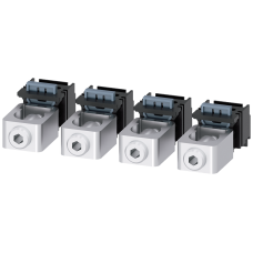 Wire connector, 4 units, accessories for: 3VA1 100/160.
