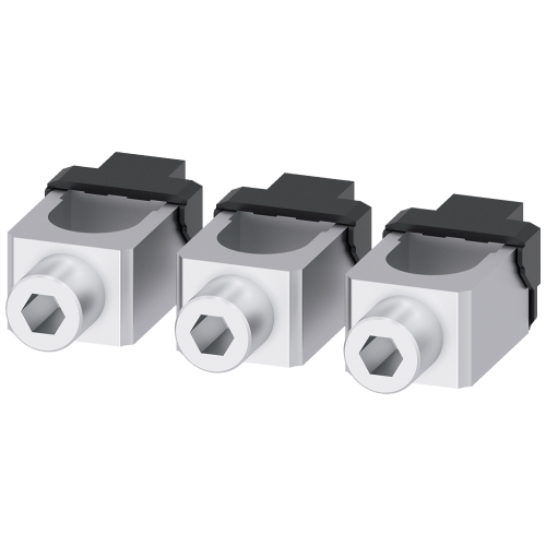 Wire connector, 3 units, accessories for: 3VA2 100/160/250.