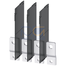 Front bus connectors extended, 4 units, accessories for: 3VA2 100/160/250.