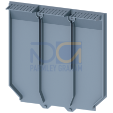 Rear insulating plate offset, 3-pole, 1 unit, accessories for: 3VA2 100/160/250.