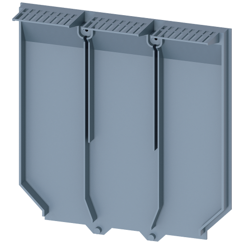 Rear insulating plate offset, 3-pole, 1 unit, accessories for: 3VA2 100/160/250.