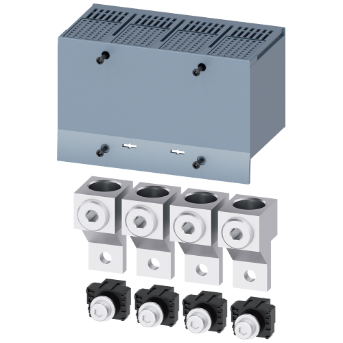 Wire connector, large, 4 units, accessories for: 3VA2 100/160/250.