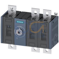 Switch disconnector 400 A, Size 3, 3-pole Front operating mechanism center Basic unit without handle