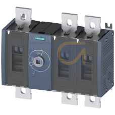 SWITCH-DISCONNECTOR 1000A, FRAME SIZE 4, 3-POLE FRONT OPERATING CENTER BASIC UNIT WITHOUT HANDLE FLAT TERMINAL