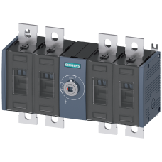 Switch disconnector 400 A, Size 3, 4-pole Front operating mechanism center Basic unit without handle