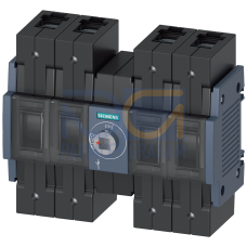 Switch disconnector 100 A, Size 2, 4-pole Front operating mechanism center Basic unit without handle Box terminal
