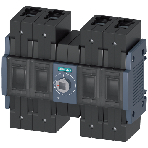 Switch disconnector 100 A, Size 2, 4-pole Front operating mechanism center Basic unit without handle Box terminal