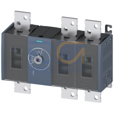 Switch disconnector 1000 A, Size 5, 3-pole Front operating mechanism center Basic unit without handl