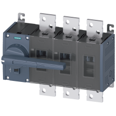Switch disconnector 1000 A, Size 5, 3-pole Front operating mechanism left Complete unit with direct operating mechanism gray flat terminal