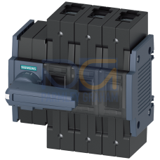 Switch disconnector 160 A, Size 2, 3-pole Front operating mechanism left Complete unit with direct operating mechanism gray Box terminal