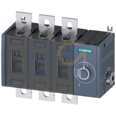 Switch disconnector 315 A, Size 3, 3-pole Side operating mechanism right Basic unit without handle flat terminal