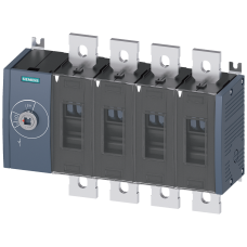 Switch disconnector 500 A, size 4, 4-pole, front operating mechanism on left, basic unit