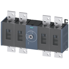 Switch disconnector 1600 A, Size 5, 4-pole Front operating mechanism center Basic unit without handl