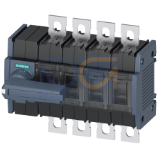 Switch disconnector 200 A, Size 2, 4-pole Front operating mechanism left Complete unit with direct operating mechanism gray flat terminal incl. pha...