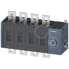 Switch disconnector 200 A, Size 3, 4-pole Side operating mechanism right Basic unit without handle f